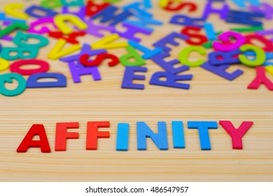 Colorful Alphabet With Word Affinity