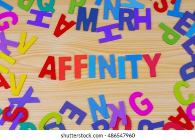 Colorful Alphabet With Word Affinity