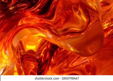 Colorful Amber Abstract Macro Background Texture