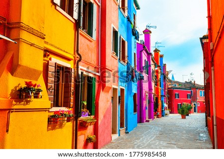 Similar – Image, Stock Photo Colorful street of old Havana