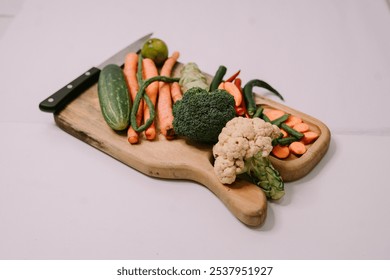 Colorful assortment of fresh vegetables, including tomatoes, bell peppers, and leafy greens, arranged beautifully to symbolize World Vegan Day and promote healthy eating - Powered by Shutterstock