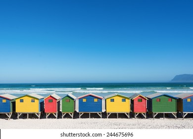 Cape Town Beach Huts Images Stock Photos Vectors Shutterstock