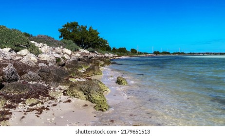 Colorful beach on Bahia Honda Key in Florida