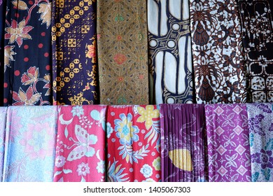 Colorful Beautiful Batik Javanese Batik Indonesian Stock Photo ...