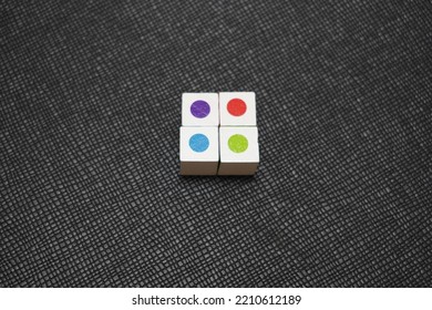  Colorful and beautiful dice. Transparent dice. - Shutterstock ID 2210612189