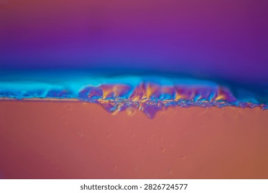 Colorful, beautiful patterns move rhythmically and pulsating