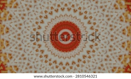 Colorful, beautiful patterns move rhythmically and pulsating