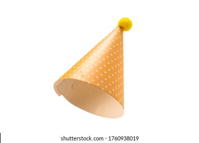 Colorful birthday cap isolated on white background - Shutterstock ID 1760938019