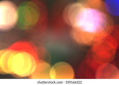 colorful bokeh abstract blurred background