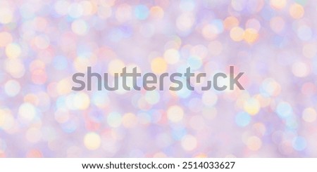 Colorful Bokeh Lights as Soft Pastel Background, Abstract bokeh background, natural flare from lights,  blurred round texture as holiday backdrop, celebration photo with optical effect