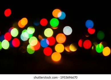 Colorful Bokeh Photo From Tiny Led Lights