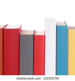 Colorful Book Spines With Copyspace For Your Own Text