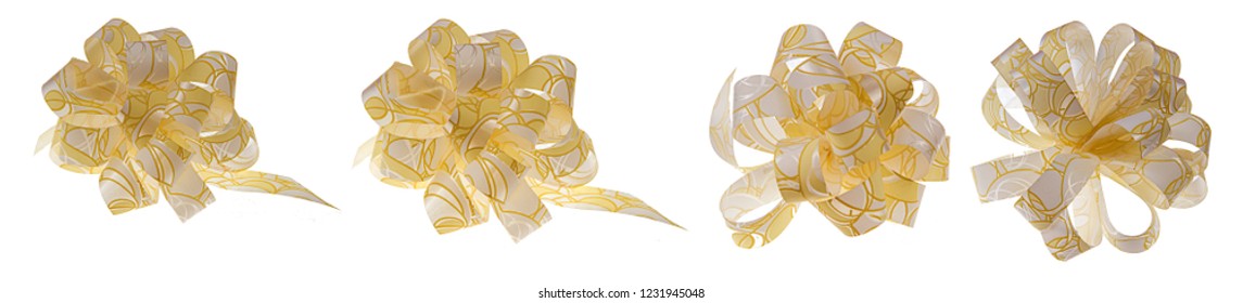 colorful bows for gifts - Shutterstock ID 1231945048