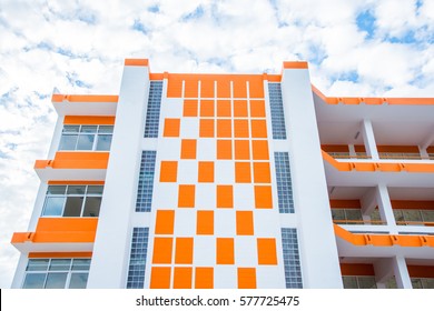 Colorful Building In Thai, Thailand.