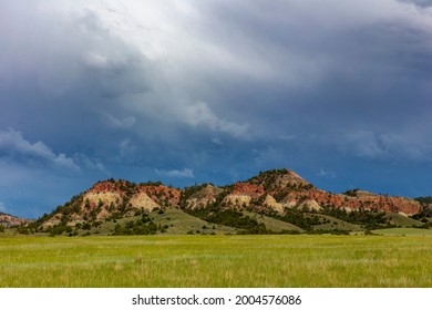 Colorful Buttes In Powder River County, Montana, USA