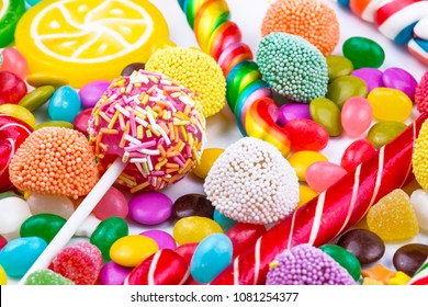 Colorful Candies Dessert