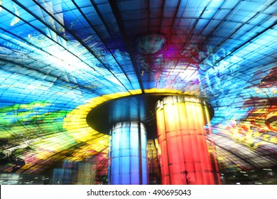 colorful ceiling