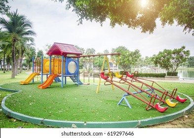 Playground Equipment Images Stock Photos Vectors