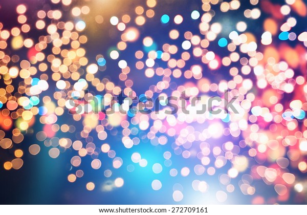 Colorful Circles Light Abstract Background Stock Photo (Edit Now) 272709161