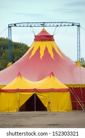 A Colorful Circus Tent, Entrance Open