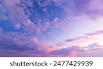 colorful clouds and sky,Dusk, Sunset Sky Clouds in the Evening with colorful Orange, Yellow, Pink and red sunlight and Dramatic storm clouds on Twilight sky, Landscape horizon