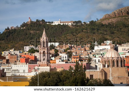 Colorful colonial city Zacatecas, Mexico