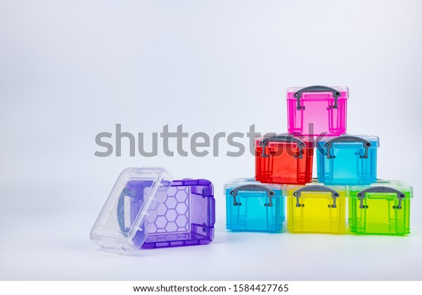 Colorful color box with many\
colors