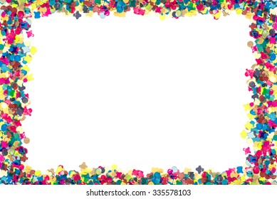 Square Frame On White Background Made Stock Vector (Royalty Free ...