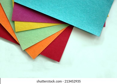 Colorful Construction Paper Isolated