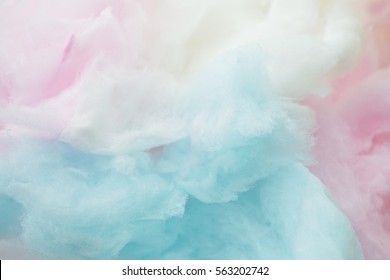 colorful cotton candy in soft color for background - Shutterstock ID 563202742