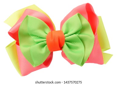 Colorful Crazy Bow Tie Or Hair Bow