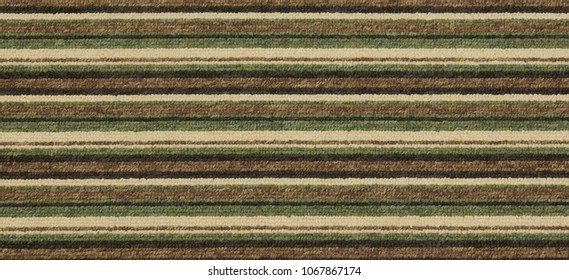 Colorful Door Mat Seamless Texture. Ethnic Floor Fitted Carpet With Striped Repeated Vertical Pattern Background. Modern Stripy Fluffy Rug Wallpaper. Abstract Web Banner
