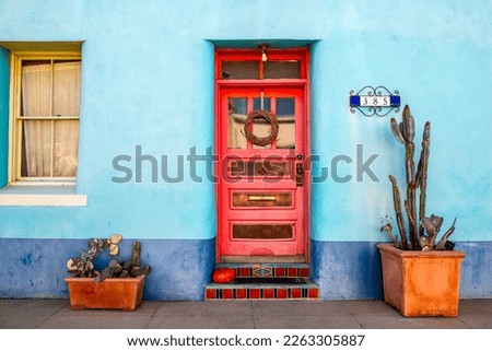 The Colorful doors of the American Southwest