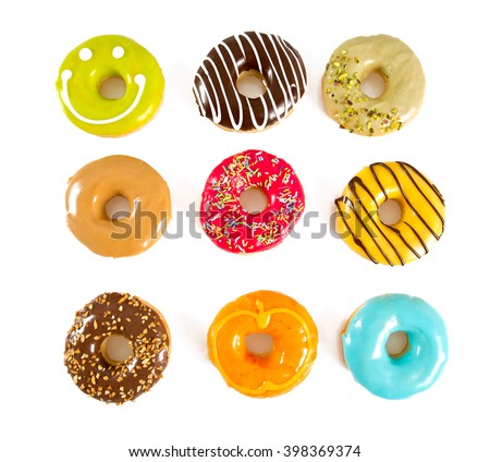 colorful doughnuts