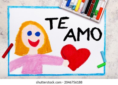 I Love You In The Spanish Language Images Stock Photos Vectors Shutterstock