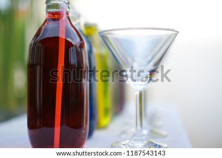 colorful drinks martini glasses and drinks background