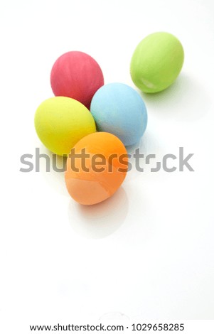 Similar – Image, Stock Photo Easter circle Colour wheel