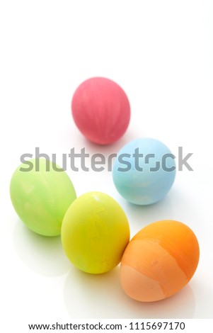 Similar – Image, Stock Photo Easter circle Colour wheel