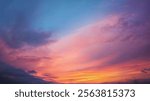 Colorful evening sky, Vibrant sky with dramatic evening light