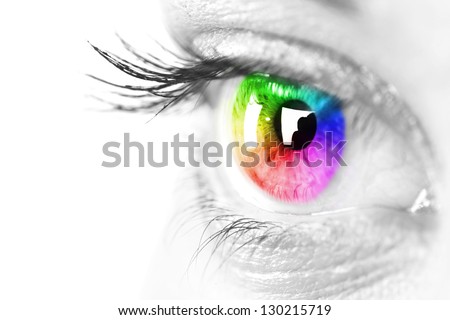 Colorful eye 