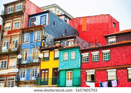 Similar – Image, Stock Photo Historic facades in the old town of Cordoba