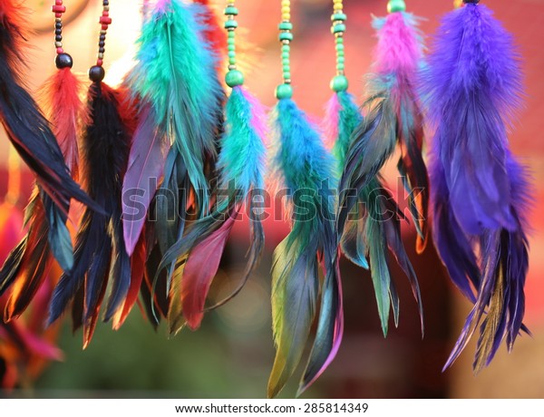 colored ostrich feathers