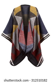 Colorful Female Poncho