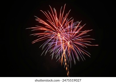 Colorful fireworks up on Bangkok sky - Powered by Shutterstock