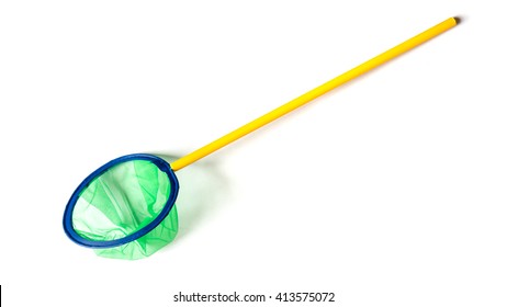 Colorful Fish Scooper on White Background