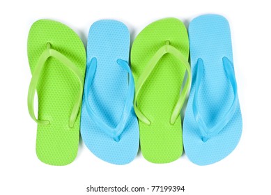 Slippers Isolated On White Background Stock Photo 101826295 | Shutterstock