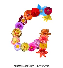 Letter G Made Of Flowers Stock Images, Royalty-Free Images & Vectors