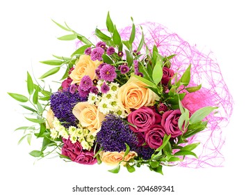 Similar Images, Stock Photos & Vectors of colorful flowers bouquet with
