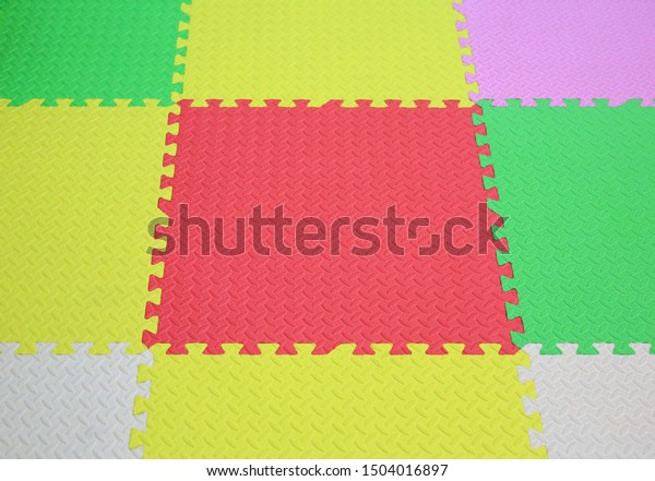 Colorful Foam Baby Playground Mat Kid Stock Photo Edit Now