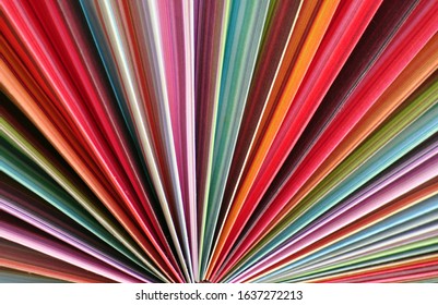 Colorful Folded Paper Abstract, Background